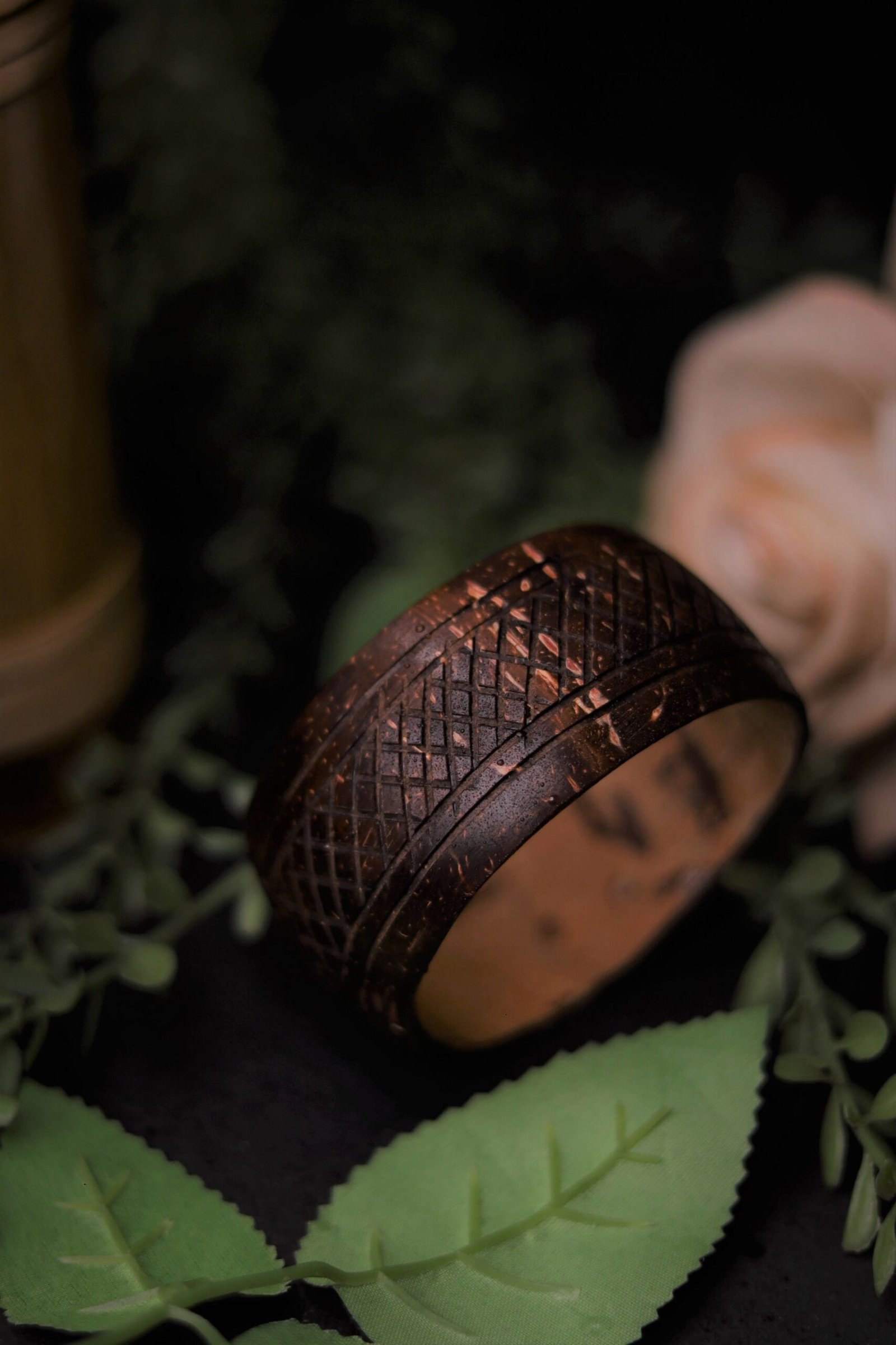 Coconut Engraved Bracelet